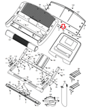 Nordictrack C1600 Pro Treadmill Display Console Membrane Overlay 366386 351619 - fitnesspartsrepair