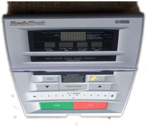 NordicTrack C1800 Treadmill Console Display Control Panel Screen