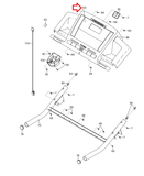 Nordictrack C2400 NTL098060 Treadmill Display Console Panel 247986 247986 - fitnesspartsrepair