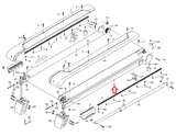 NordicTrack C2400 Treadmill Right Foot Rail 243944 or 248037 - fitnesspartsrepair