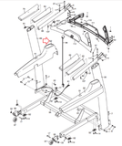 NordicTrack C900 Pro Treadmill Left Base Cover 318914 & 303430 - hydrafitnessparts