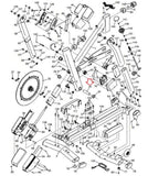 Nordictrack Comm S15i S22i S10i W Tour Cycle Stationary Bike Pivot Axle 390108 - hydrafitnessparts