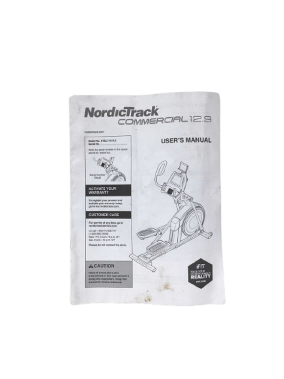 Nordictrack Commercial 12.9 - NTEL712182 Elliptical User's Manual 401579 - hydrafitnessparts