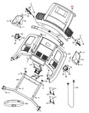 Nordictrack Commercial 1750 Treadmill Display Console Panel MFR-ETNT14115 374118 - hydrafitnessparts