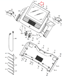 NordicTrack Commercial X22I Treadmill Display Console Assembly 436765 & 425857 - hydrafitnessparts