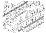 Nordictrack Commerical 2250 2950 Treadmill Rear Frame Cover 324228 - hydrafitnessparts