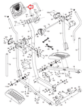 NordicTrack CX 1000 - NTEL79960 Elliptical Display Console Assembly 238990 - fitnesspartsrepair