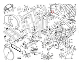 NordicTrack CX 920 CXT 910 CXT 980 Elliptical Front Pedal Arm Bracket 179686 - hydrafitnessparts