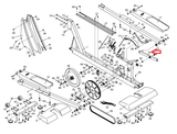 NordicTrack CX 925 - NEL07940 Elliptical Right Crank Arm 203806 - fitnesspartsrepair