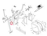 Nordictrack CX 938 Elliptical Left Handlebar Cover 223264 or 224402 - hydrafitnessparts