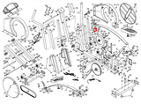 NordicTrack CXT 1100 970 980 990 Elliptical Left or Right Tube Extension 193787 - hydrafitnessparts