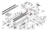 NordicTrack E2500 E3200 E3500 E3800 E4400 Treadmill Front Right Endcap 191847 - hydrafitnessparts