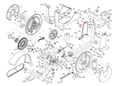 Nordictrack E5vi 10.0ZE 405 CE 410 CE 500 ZLE Elliptical Left Frame Cover 285216 - hydrafitnessparts