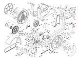 Nordictrack E5vi 10.0ZE 405 CE 410CE 500 ZLE Elliptical Right Frame Cover 285217 - hydrafitnessparts