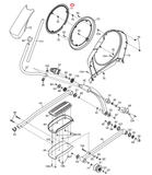 Nordictrack E7 SV Front Drive Treadmill Crank Disk Cover 272018 - hydrafitnessparts