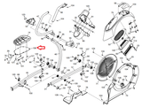 NordicTrack Elite 17.7 Elite 14.7 E 14.5 Elliptical Left Pedal Bracket 334957 - fitnesspartsrepair