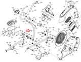 NordicTrack Elite 17.7 Elite 14.7 E 14.5 Elliptical Left Upper Body Leg 334953 - fitnesspartsrepair