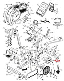Nordictrack Elliptical Magnetic Resistance Eddy Brake Flywheel Mechanism 356942 - fitnesspartsrepair