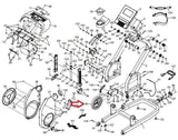 Nordictrack Elliptical Magnetic Resistance Eddy Brake Flywheel Mechanism 363759 - fitnesspartsrepair