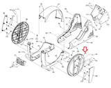 Nordictrack Elliptical Right Foot Pedal Disc MFR-23887 or 349849 - hydrafitnessparts