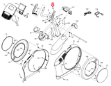 NordicTrack Elliptical Right Hand Pulse Grip with Wire Harness 399154 - fitnesspartsrepair