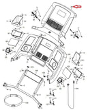 NordicTrack Ellite 5700 Treadmill Display Console Assembly ETS149913 376903 - fitnesspartsrepair