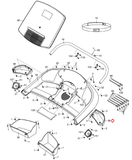 Nordictrack Epic Proform Treadmill Right Speaker Back Cover 319147 - hydrafitnessparts