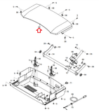 NordicTrack FreeMotion 850 860 890 Treadmill Motor Hood Shroud Cover 353775 - hydrafitnessparts