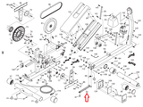 Nordictrack FreeMotion Elliptical Latch Bracket 272434 - fitnesspartsrepair