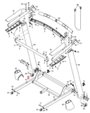 NordicTrack FreeMotion HealthRider Treadmill Front Transport Wheel 347760 - hydrafitnessparts