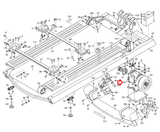 NordicTrack FreeMotion HealthRider Treadmill Motor Plastic Bushing 272487 - hydrafitnessparts