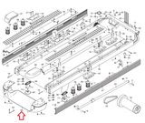 Nordictrack FreeMotion Lifestyler Treadmill Rear Frame Cover 312273 or 305134 - fitnesspartsrepair