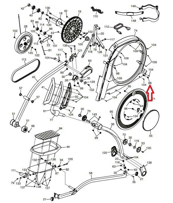 Nordictrack c100 online parts