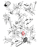 NordicTrack FreeMotion Proform Upright Bike Crank Arm 359869 - fitnesspartsrepair