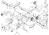 NordicTrack FS10I FS9I FS7I Elliptical Crank Pulley Bracket 400124 - hydrafitnessparts