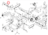 NordicTrack FS5I FS7I FS9I FS3I FS10I Elliptical Left Weld Spacer 374083 - hydrafitnessparts