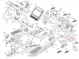 Nordictrack FS7i FS91 FS10i FS14i Elliptical Right Shield Cover 397777 - hydrafitnessparts