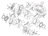 Nordictrack FS7i FS91 FS10i FS14i Elliptical Upper Upright Cover 397788 - hydrafitnessparts