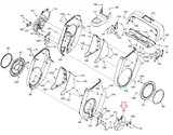 NordicTrack FS7I FS9I FS10I Elliptical Left Inner Disc 398505 & 398506 - hydrafitnessparts