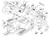 NordicTrack FS7I FS9I FS3I FS10I Elliptical Right Pivot Spacer 384028 - hydrafitnessparts