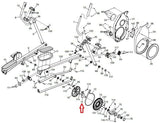 NordicTrack FS9I FS5I FS7I NTEL713170 Elliptical Axle Crank Hub Assy 357131 - fitnesspartsrepair