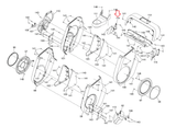 NordicTrack FS9I FS7I FS10I Elliptical Left Upright Cover 397790 - hydrafitnessparts