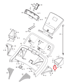 Nordictrack Gold's Gym Proform Treadmill Right Speaker Cover 315908 - fitnesspartsrepair