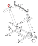 Nordictrack Health Rider Proform Treadmill Left Handrail 348508 - fitnesspartsrepair