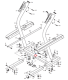 Nordictrack HealthRider H75t T7si T9ci Treadmill Upright Wire Harness 279746 - hydrafitnessparts