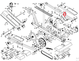 NordicTrack HealthRider Proform Fitness Elliptical Magnet Bracket 189973 - fitnesspartsrepair