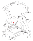 Nordictrack HealthRider Proform Treadmill Left Upright Spacer 290439 or 284209 - fitnesspartsrepair