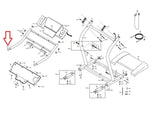 NordicTrack HealthRider Reebok Treadmill Handrail Round Internal Endcap 161943 - fitnesspartsrepair