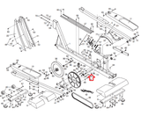 Nordictrack Image 12.5 CX 938 CX 998 CX938 Elliptical Crank Arm Axle 225632 - hydrafitnessparts