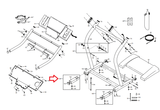 NordicTrack Image Treadmill Leg Base Assembly 162206 - fitnesspartsrepair